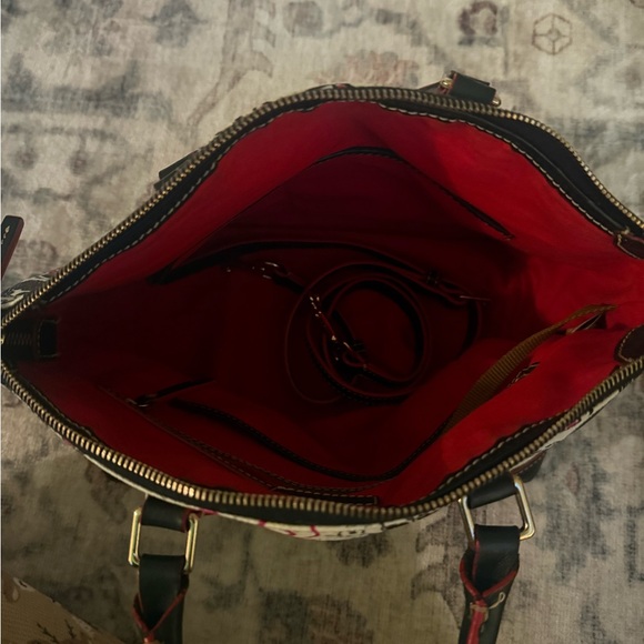 Dooney & Bourke Minnie Mouse Satchel - Black and Red lightly used - Picture 4 of 4